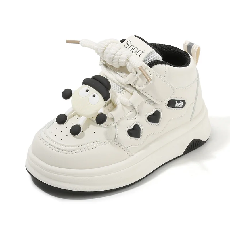 Child Sports Shoe 2025 Winter Child Shoes New Flat Flat Single Shoe Casual Anti Slip Comfortable Girl Versatile Running Shoes