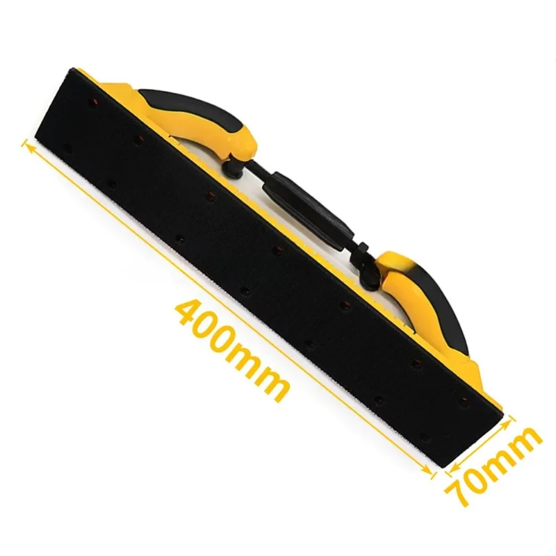 Suitable for Longboard Hand Sanding File Block,Adjustable Radius Flex with Hook & Loop Backing,70x400mm Hand Sander