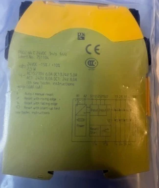 

Brand New Original S4 C 24VDC 3 N/o 1 N/C 751104 safety relay voltage control 24V Fast delivery