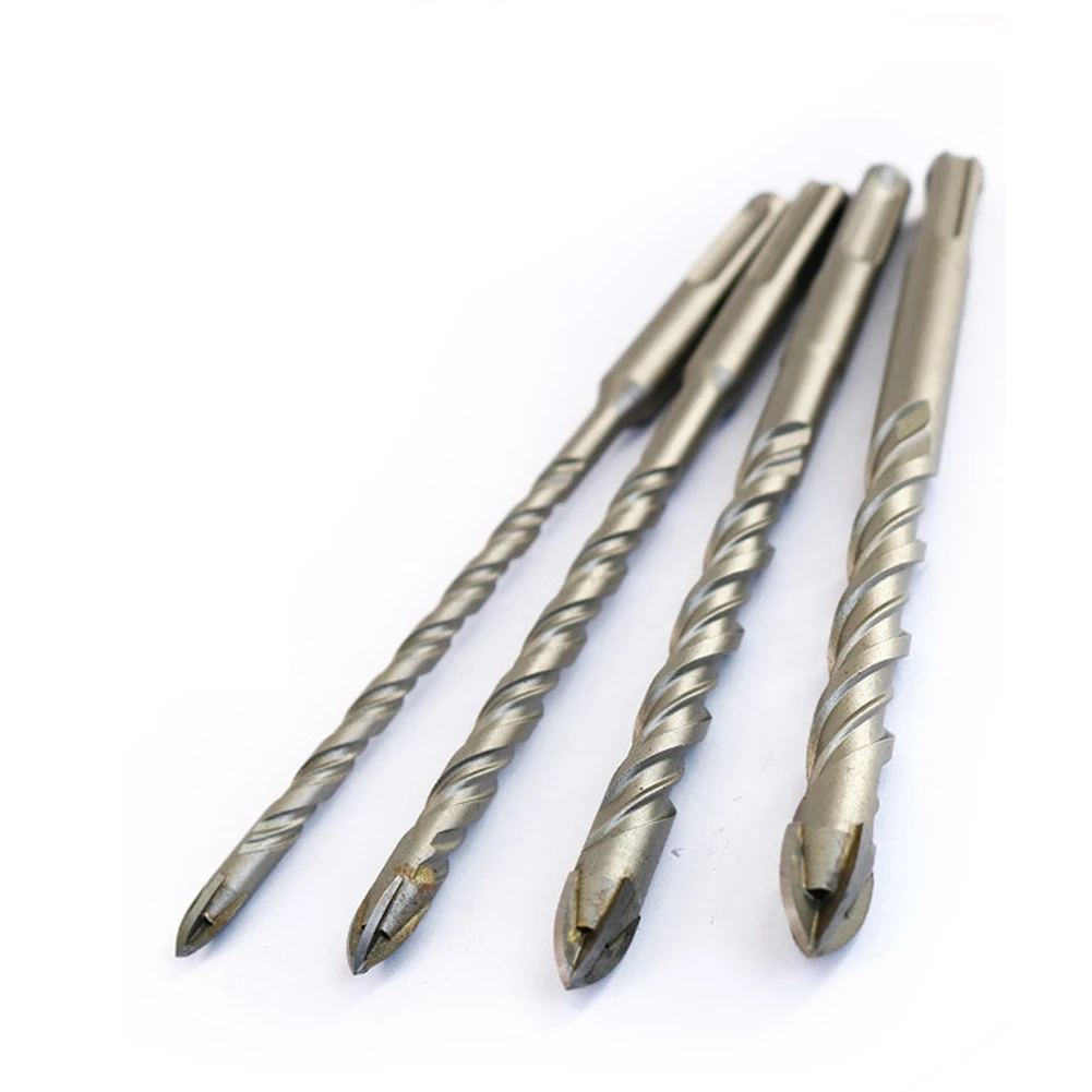 Drill Kit Tools Tile Porcelain Drill Bit SDS PLUS Shank Carbide Drill Drilling For Ceramic Stone Tools Kit Set