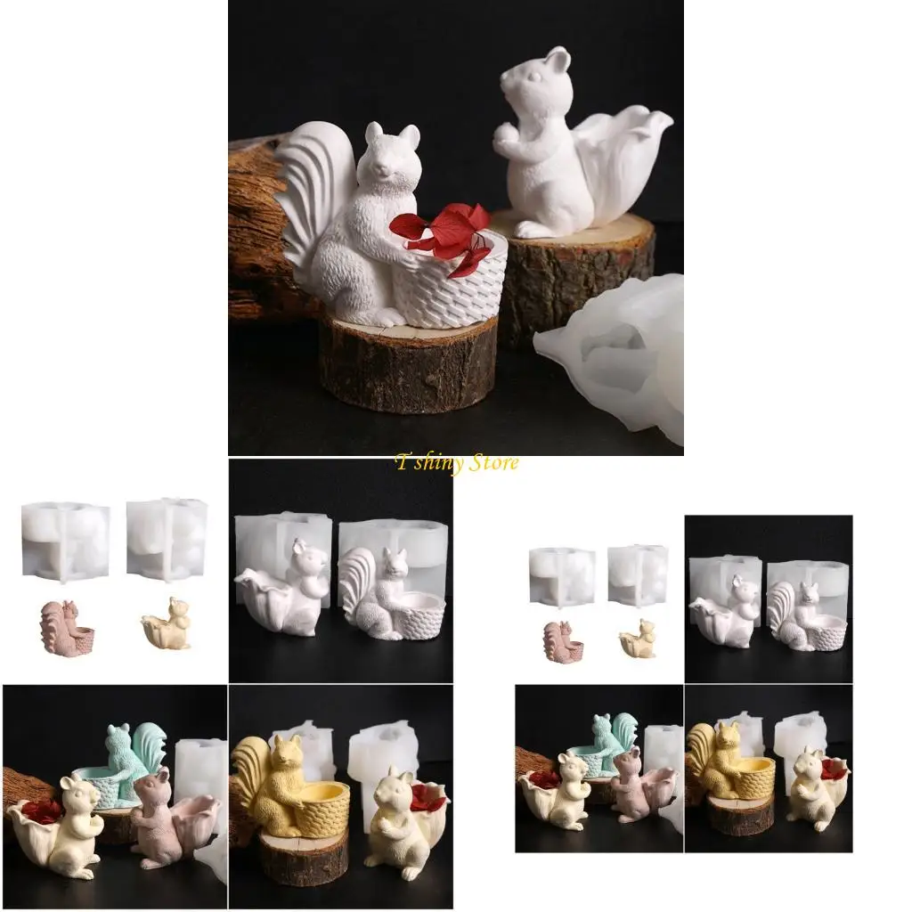 

N58f пищевая безопасная белка корзина силиконовая плесень