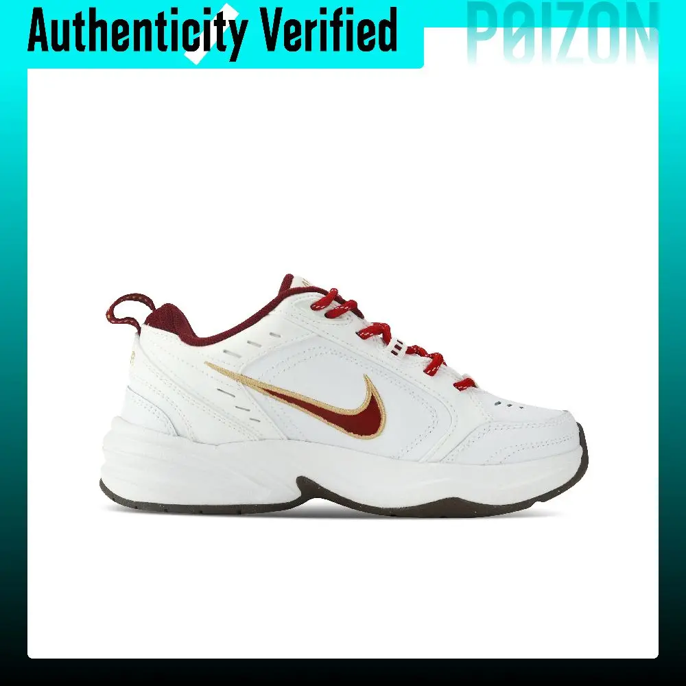 Nike Air Monarch 4 Lightweight Low top Casual Shoes Unisex White IB4607-171(Team119-)