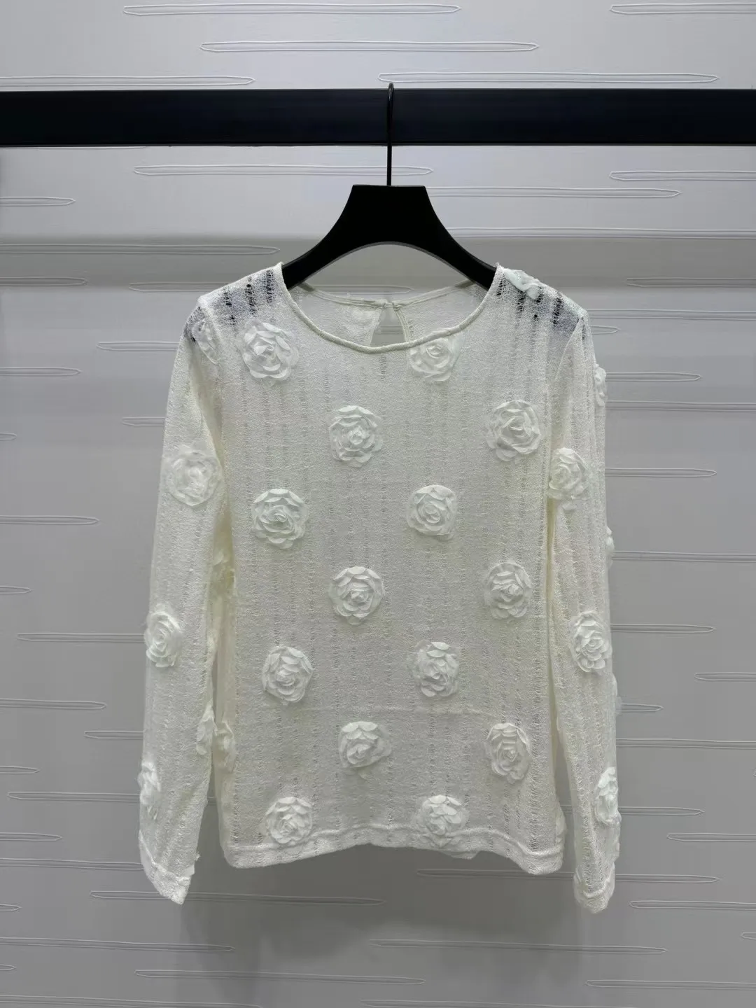 High end customized classic round neck pullover sweater