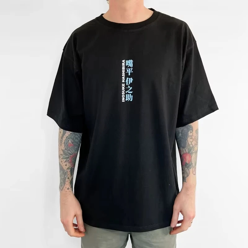 Demon Slayer Anime Hashibira Inosuke Printed T-shirt Men's and Women's T-shirt Men's Top Sports T-shirt Men's T-shirt 2026 New
