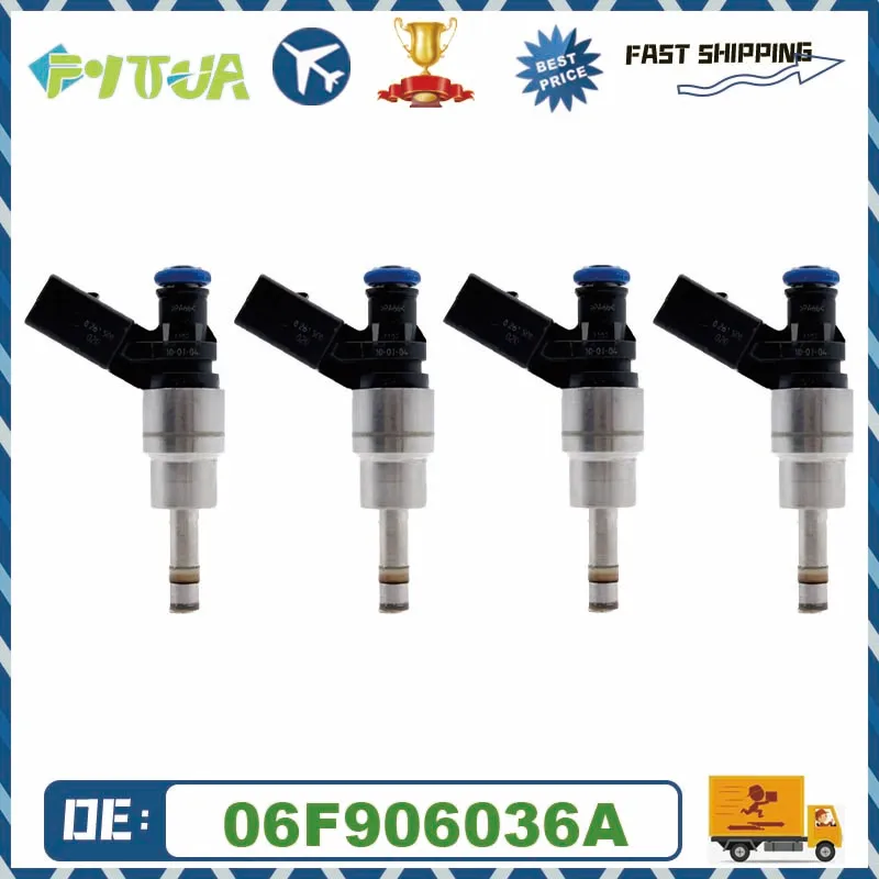 

4pcs Fuel injector 06F906036A for Audi A3 Base 2.0 06-08 for Audi A4 Base 2.0 05-08 for VW GTI Base 2.0 06-09 for VW Passat 2.0T