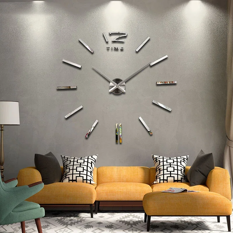 Salon Bedrooms Wall Clocks Living Room China Modern Art Mural Cute Clock Wall Bedrooms Creative Creative Living Room Decoration
