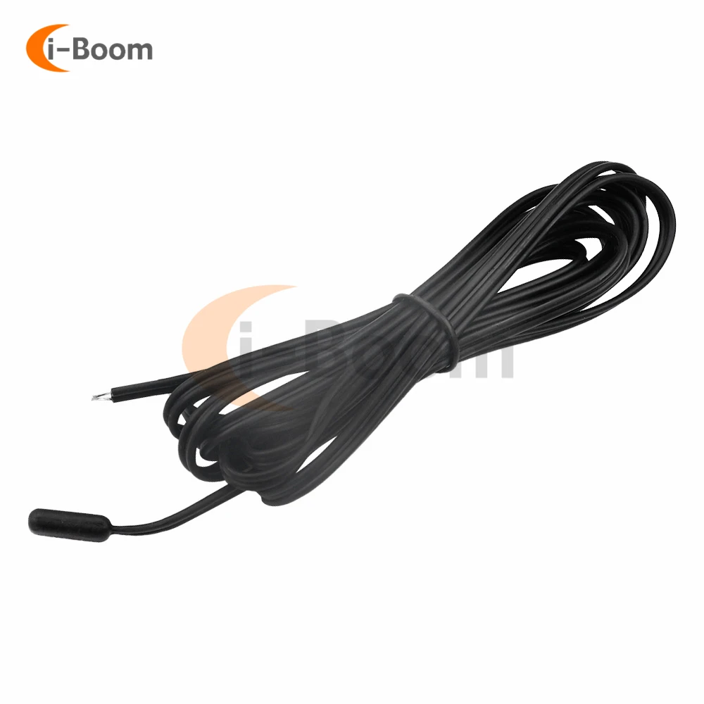 Cable de Sensor de temperatura de alta precisión, sonda de temperatura anticongelante impermeable, 1m, sensor NTC, 10K, B3435