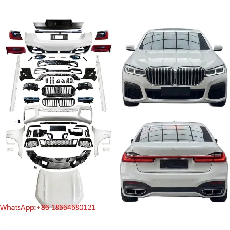 LCI M760 Style Conversion Body Kit Direct Fit Hood Fenders Taillights for  7 Series G11 G12 2016-2018