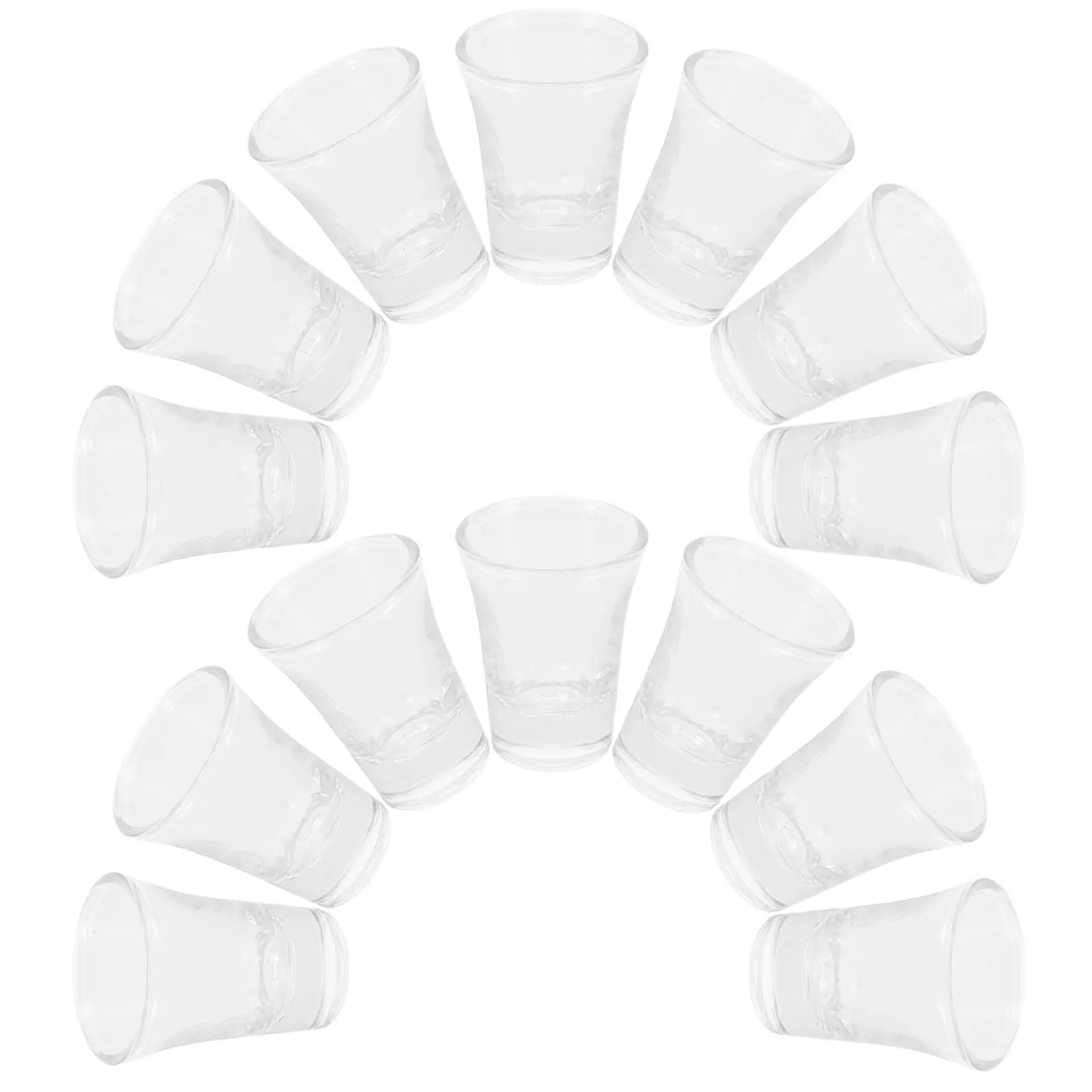 24Pcs Glass Communion Cups Clear Mini Chalice Suitable for Church Services Religious Ceremony Drinkware Commiuion Cup