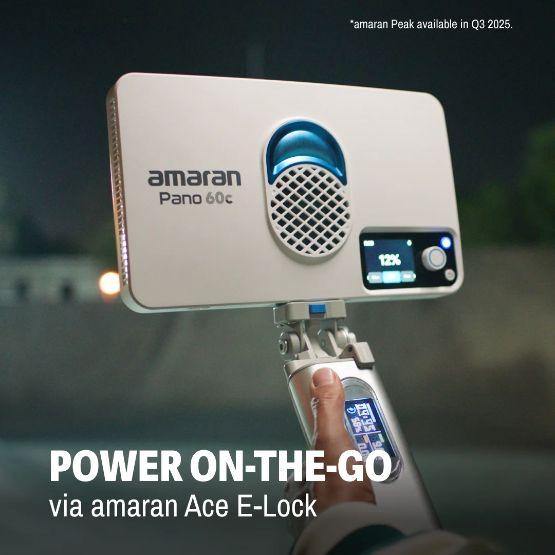 amaran Pano 60c 2-Light Kit Panel Lights 60W RGBWW LED Video