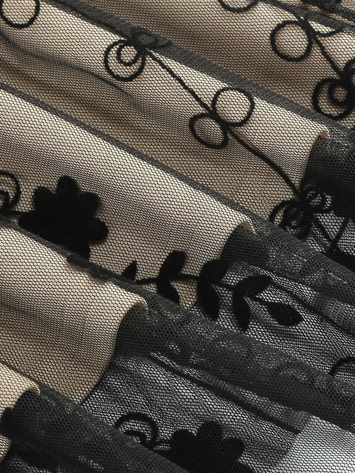 Tonval Floral Embroidered Mesh Overlay Elegant Banquet Party Women Dress 3/4 Length Sleeve Birthday Vintage Clothes Midi Dresses