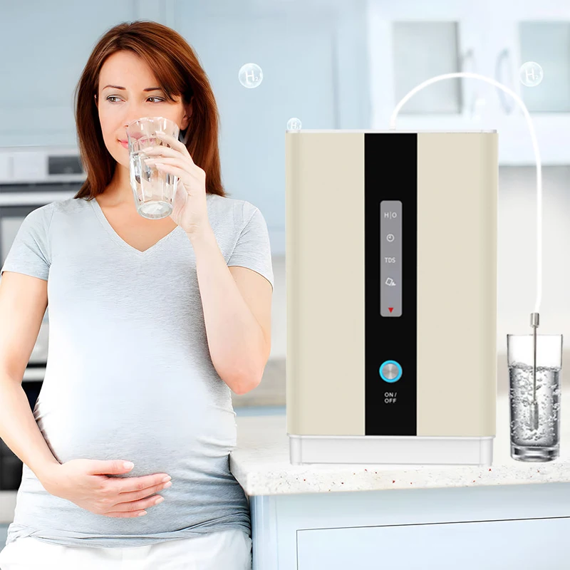 Generatore di idrogeno domestico Assistenza sanitaria Uso Macchina per inalazione di nano idrogeno 225 ml/min Inalatore di ossigeno di idrogeno per la salute umana