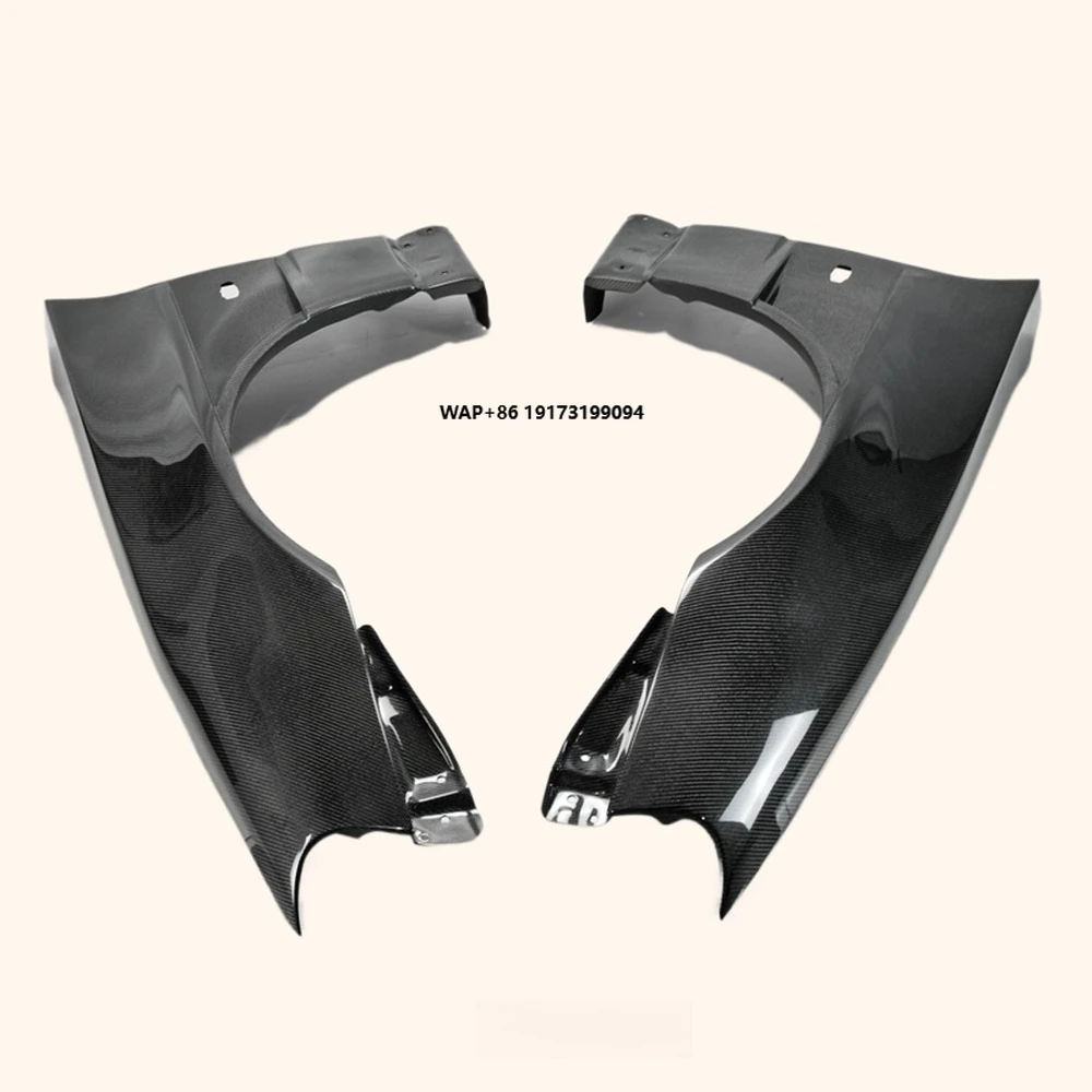 For R34 Gtr Bnr34 Bv2 Style Front Vented Fender Carbon Fiber