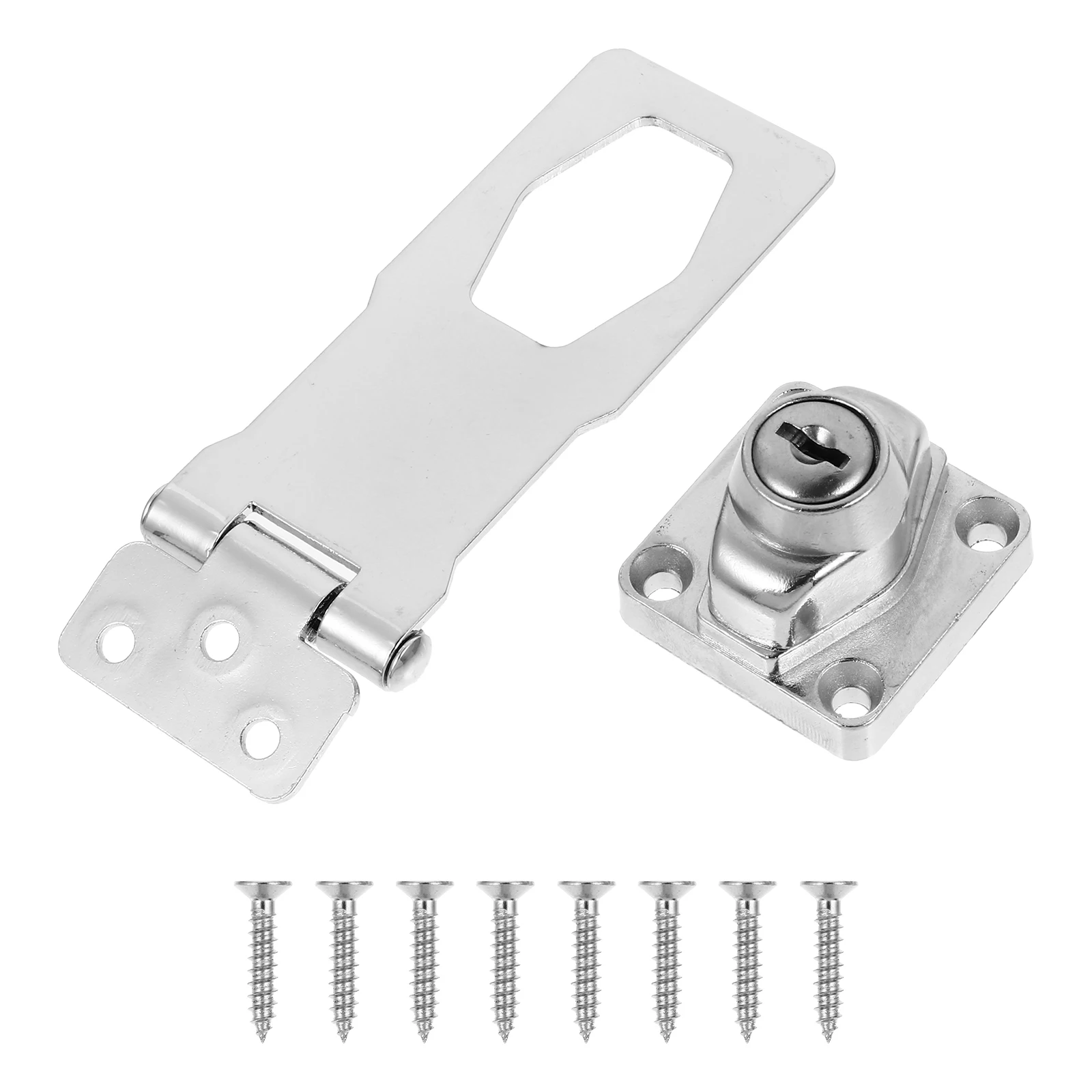 

2pcs Furniture Lock Zinc Alloy Durable Cabinet Locks with Keys for Door Latch Wooden Doors Boxes Drawers Security Safety Gate