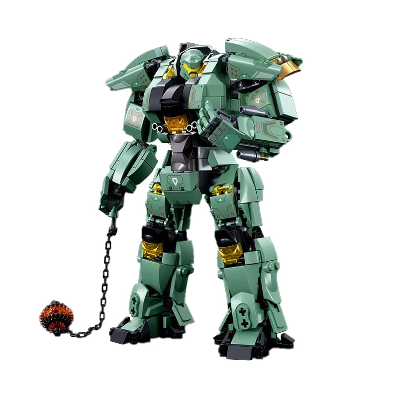 City War Super Armor Robot Building Blocks Military Mecha Pacific Warrior Movie Figures Bricks Boys Toy For Children Gift Set