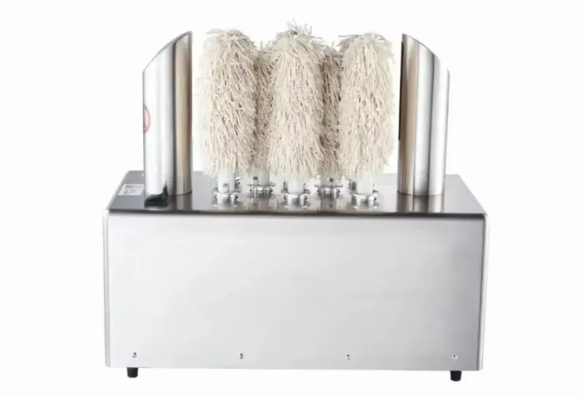 8 Heads Fibre Glass Polishing Machine Fibre Brush for Glassware Polisher