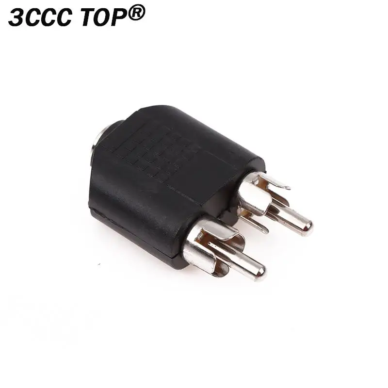 3,5mm Audio-Stereo-Buchse Buchse auf 2 RCA-Stecker 3,5mm Stecker auf 2 RCA Buchse 3,5mm Buchse auf 2 RCA Buchse Adapterst ecker 1 Stk