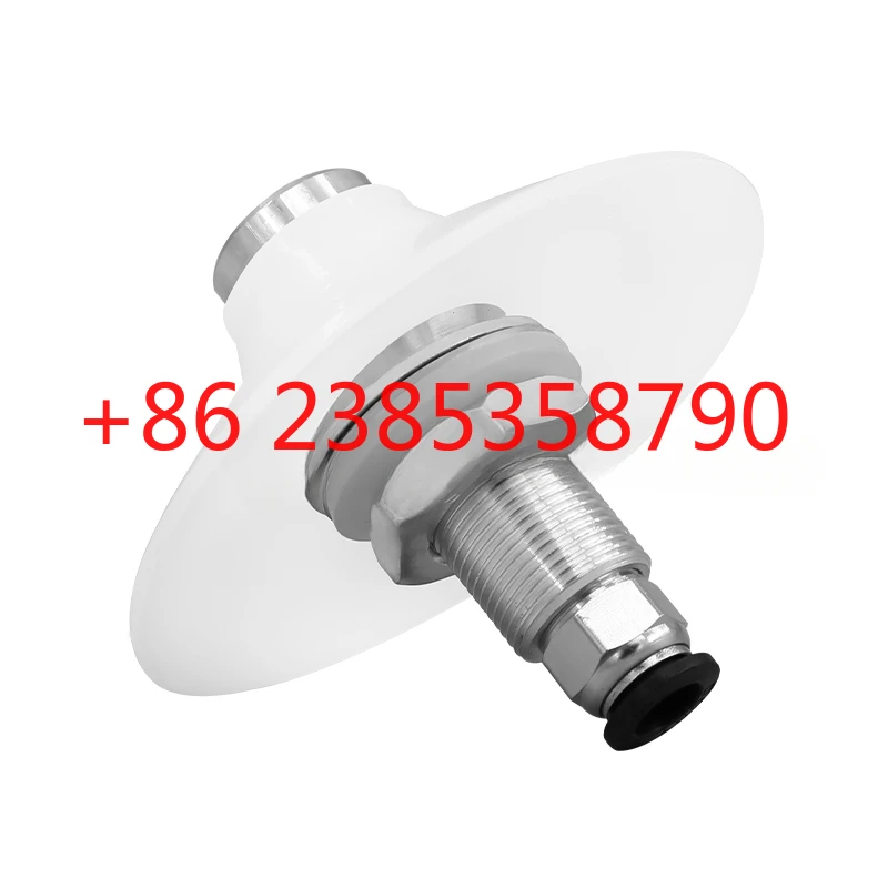 Arch-breaking aided flow air dish silo feeder air bowl vibrator DL stainless steel aluminum fluidizer food silicone pad