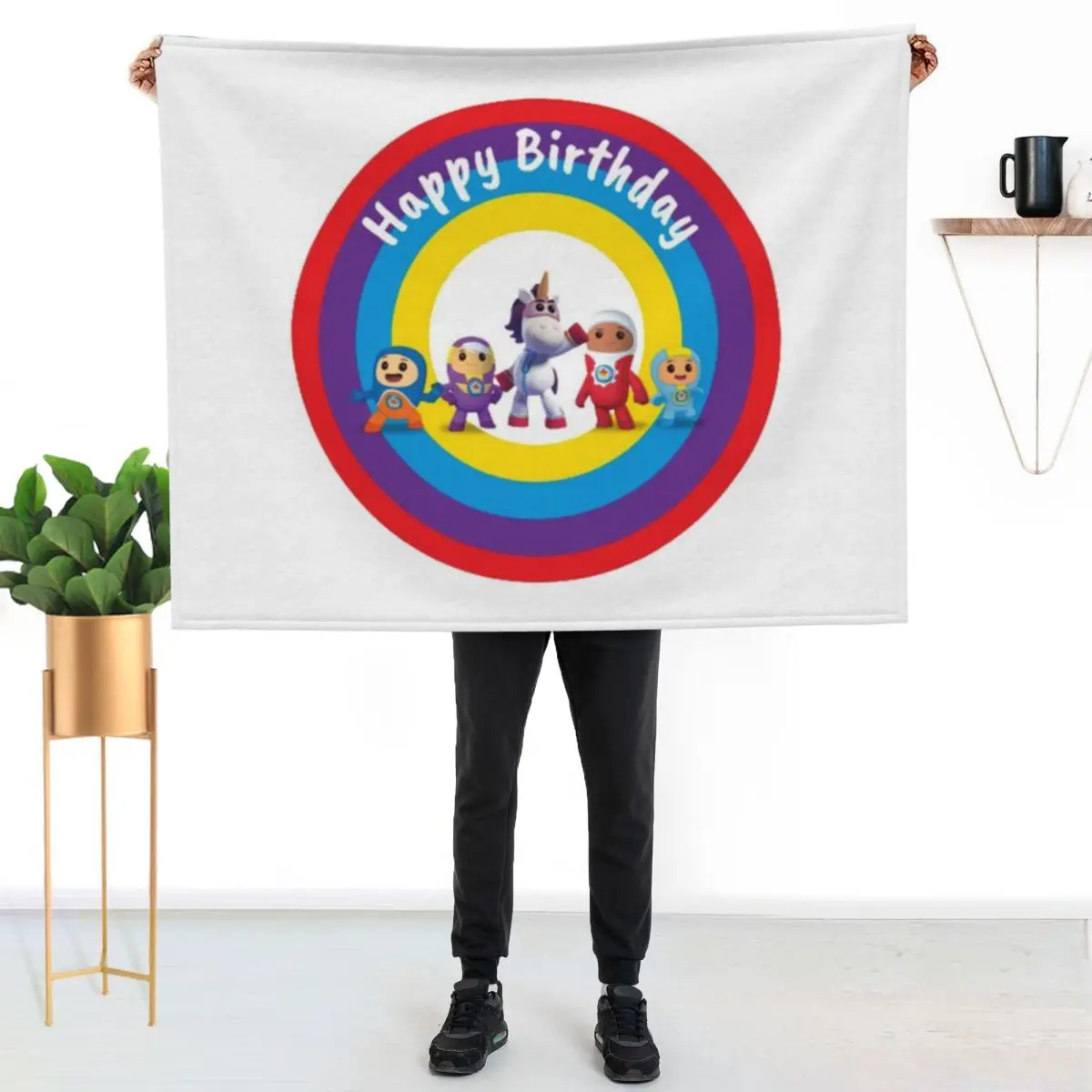 Go Jetters Throw Blanket Warm Cozy Throw Blanket for Living Room Couch