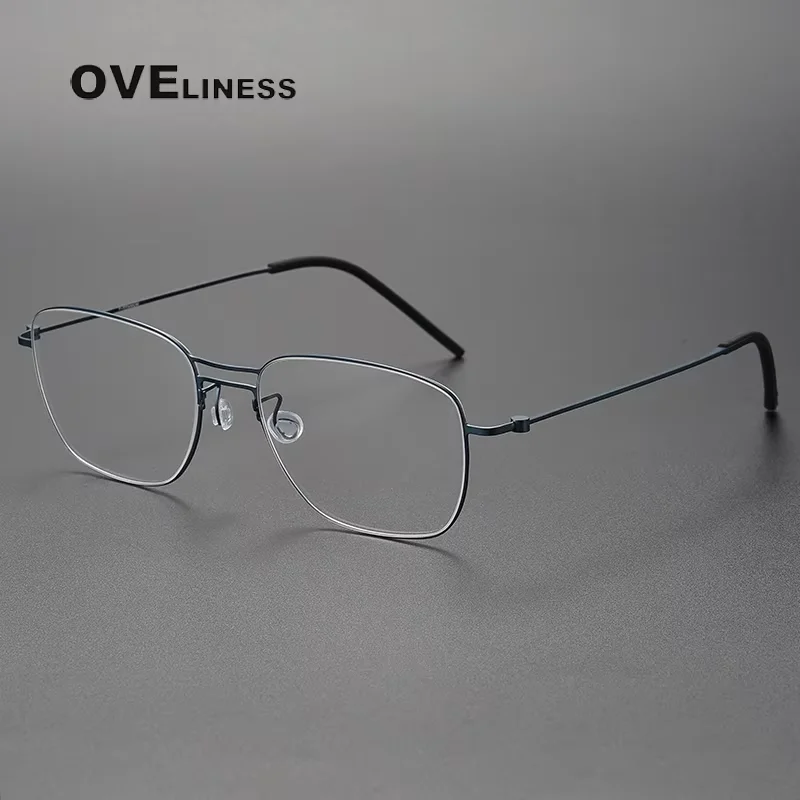 

2025 Eyeglasses Frames for Men Round Korean Glasses Frame Women pure Titanium Eyewear spectacles