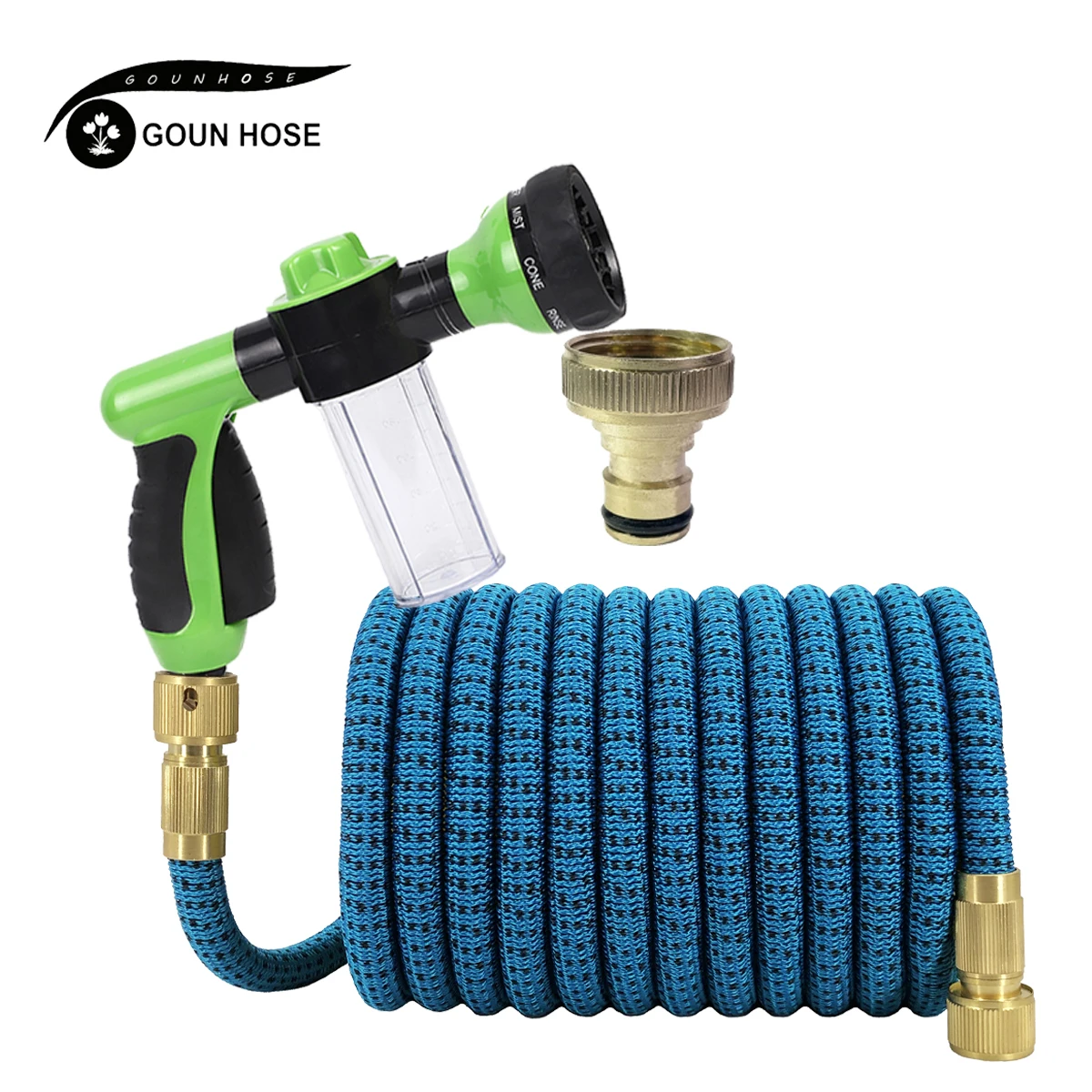 

Садовый шланг, расширяемый водяной шланг, автомойка высокого давления, водяной пистолет, резиновый расширяемый садовый волшебный шланг, инструмент для орошения, хороший шланг