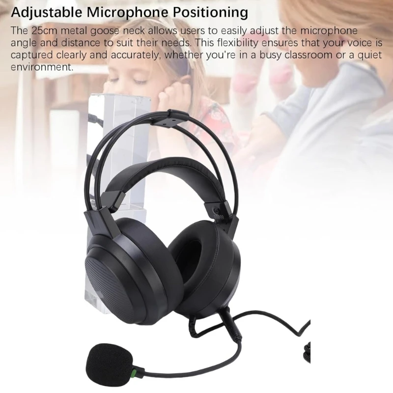 corded-usb-headset-with-metal-flexible-microphone-boom-long-cable