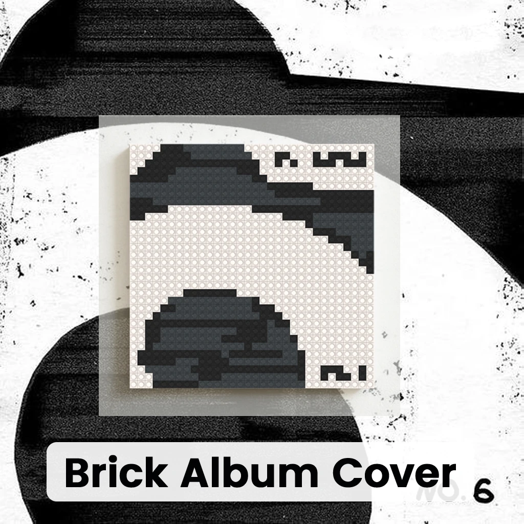 

Конструктор-мозаика с обложкой альбома Эд Ширана: уникальный настенный декор для любителей музыки