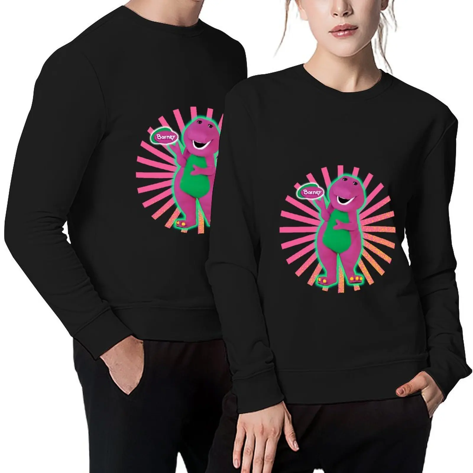 

Barney (Barney & Friends) Pullover autumn new products men's sweat-shirt mens clothes men's clothes pullover