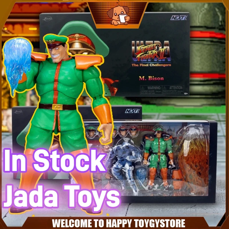 

In Stock 1/12 Jada Toys Street Fighter M·Bison Anime Action Figure Model Toys Statue Collection Figurine Model Doll Toys Gift
