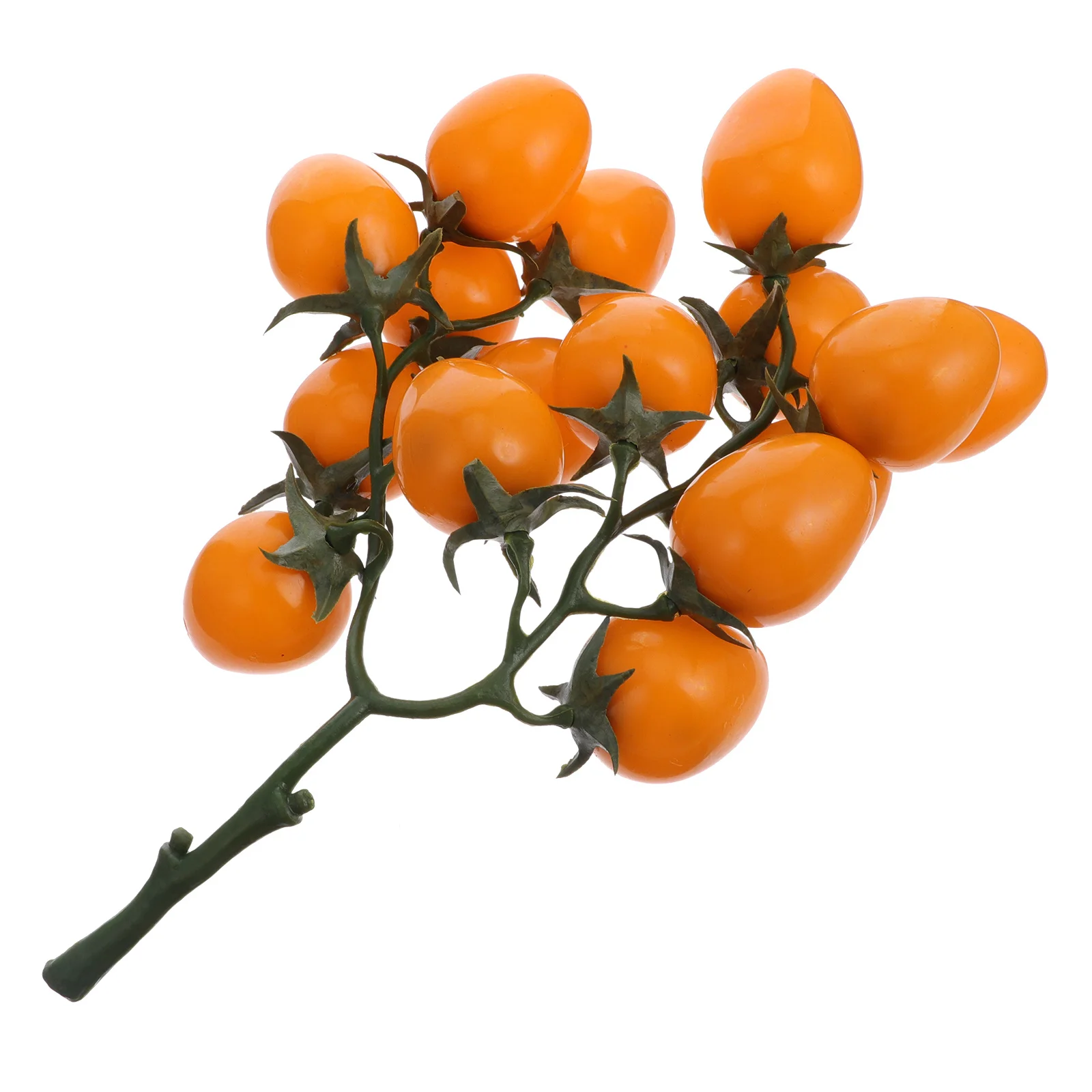 

Lifelike Cherry Tomatoes Faux Tomato Photography Props Bright Lustrous Long Lasting Colors Artificial Cherry Tomatoes