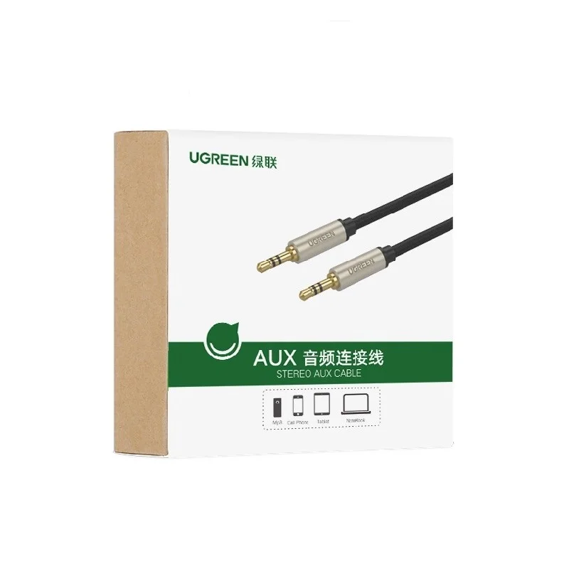 Audio Cable Black Weaving Jack 3.5mm Car Aux Line For Headphone Speaker Stereo Listen To Music Watch Movies And Play Games