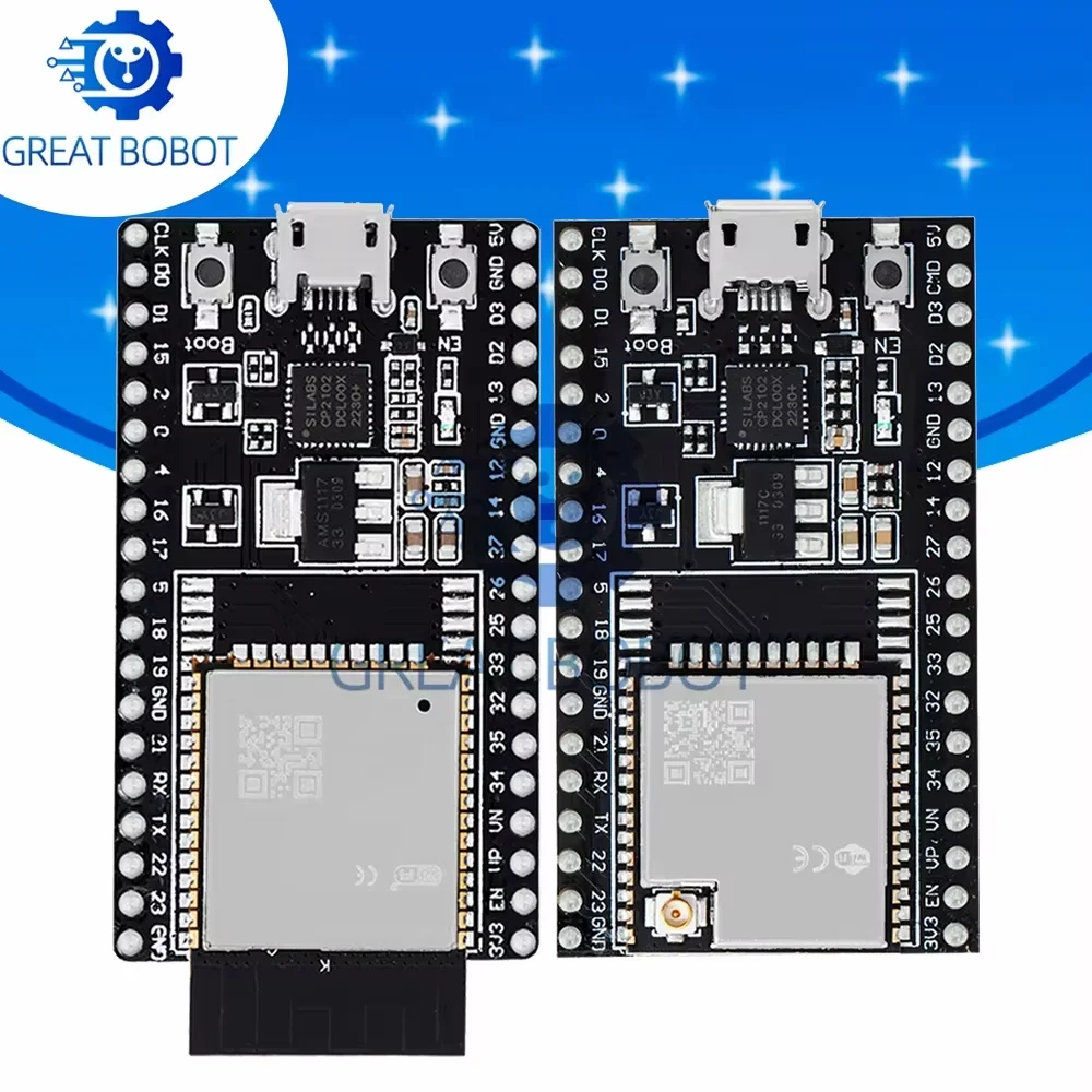 ESP32 - لوحة Dev-KitC الأساسية: لوحة تطوير ESP32 لـ Arduino مع ESP32 - WR - 32D و ESP32 - WR - 32U #1