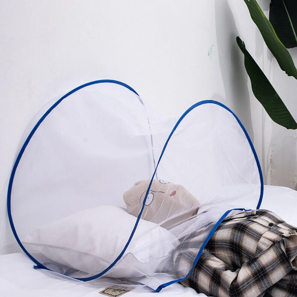 Casa têxtil cama redes verão pop-up mini dobrável mosquiteiro capa portátil criptografia anti-mosquito controle de pragas