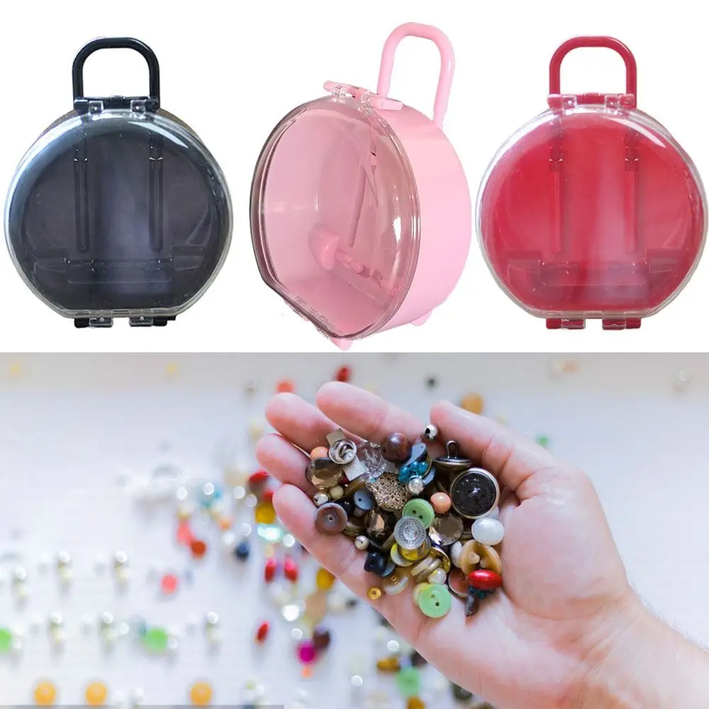 Fashion Dollhouse Decoration Mini Suitcase Plastic Transparent Doll Mini Suitcase Small Jewellery Box Dolls Accessories