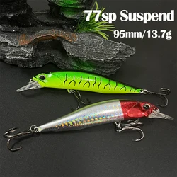 Suspending Minnow 85SP Jerkbait Fishing Lures 95mm 13.7g Pike Bass Isca Artificial Hard Baits Wobbler Pesca Fishing Accessories