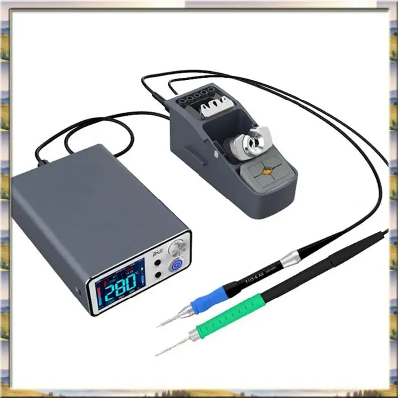 

Ручка паяльной станции AA46 HOT-T3B с интеллектуальными сварочными жалами, электрический набор для ремонта SMD BGA, вилка стандарта США T3B-T210