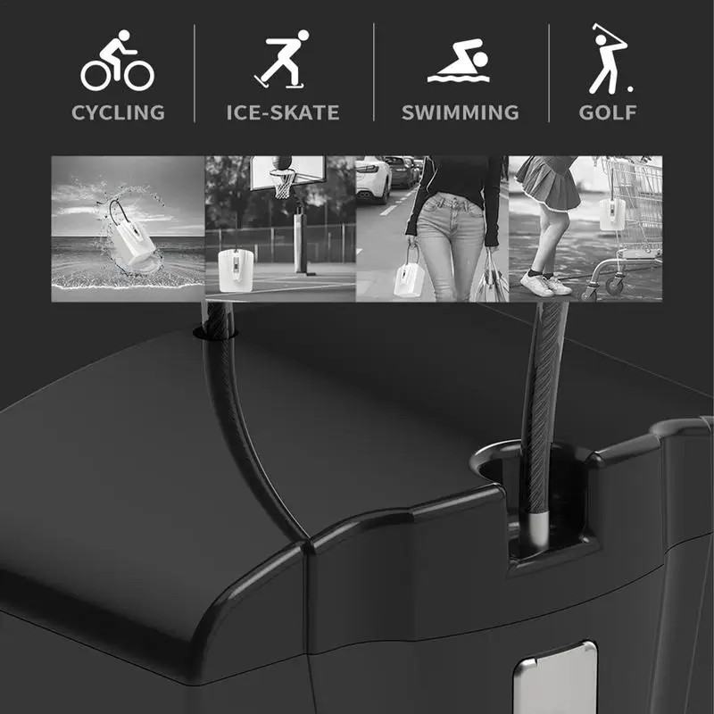 Travel Lock Box Lightweight Security Case For Travel Multifunctional Key Lock Box Portable Combination Lockbox For Camping