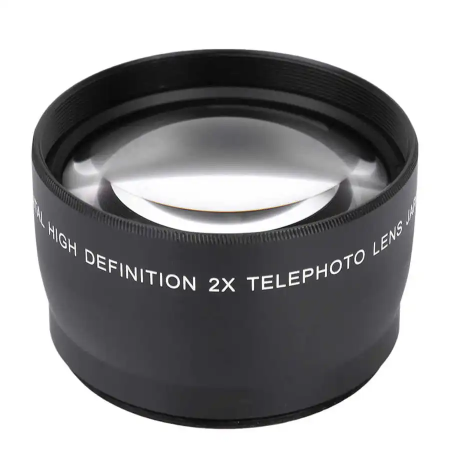 Lens of Camera 58MM 2X Magnification Universal Teleconverter Camera Lens for Cameras Accessory camera Camcorder Lens