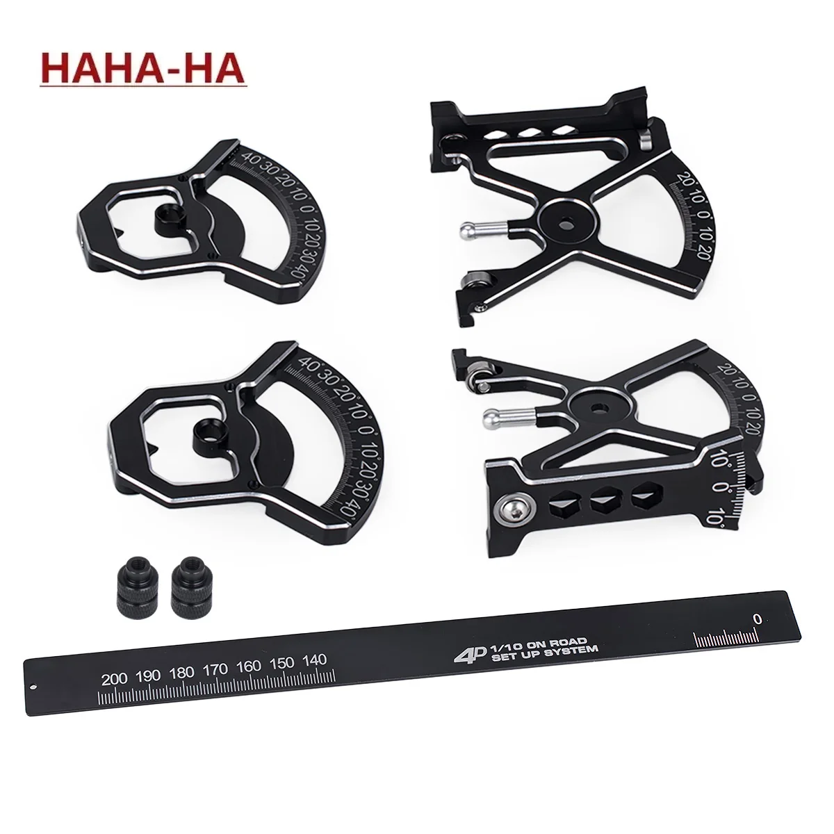 Système de réglage CNC en aluminium 4D pour châssis de voiture RC 1/10, outil de mise en place pour voiture télécommandée, pièce de mise à niveau pour usage sur route