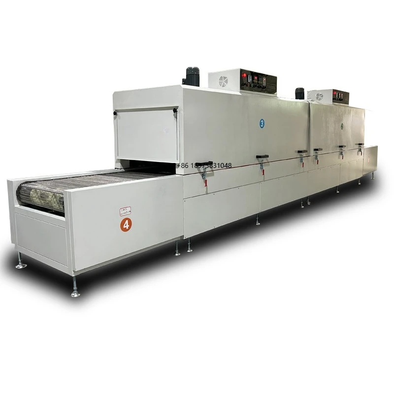 High-Temperature 200°C Infrared Tunnel Dryer PCB Screen Printing Hot Air Oven with Motor for Post-Cure Silicone