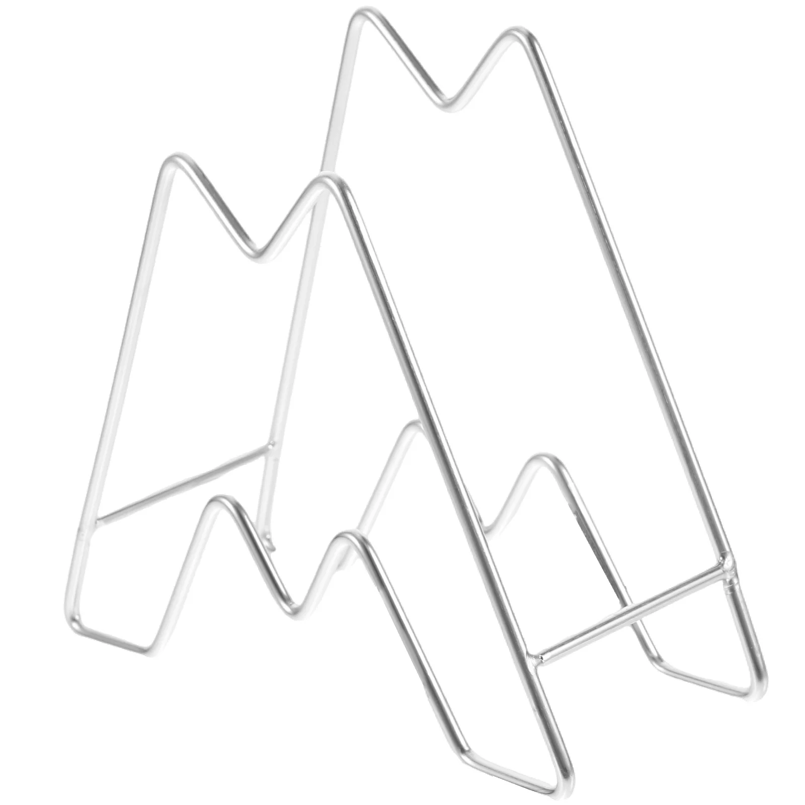 

Pot Lid Organizer Stainless Steel Countertop Cutting Board Holder Kitchen Storage Rack For Pots Lids Pans Baking Sheets