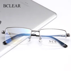 BCLEAR High Quality Titanium Business Men Eyeglasses Frame Prescription Optical Frame Luxury Ultra-light Comfortable Eyewear New