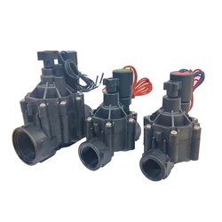 Irrigation Solenoid Valve Sprinkler Nylon Valve With flow rate adjustment knob 220/110/24/12V For gardens lawn, agriculture