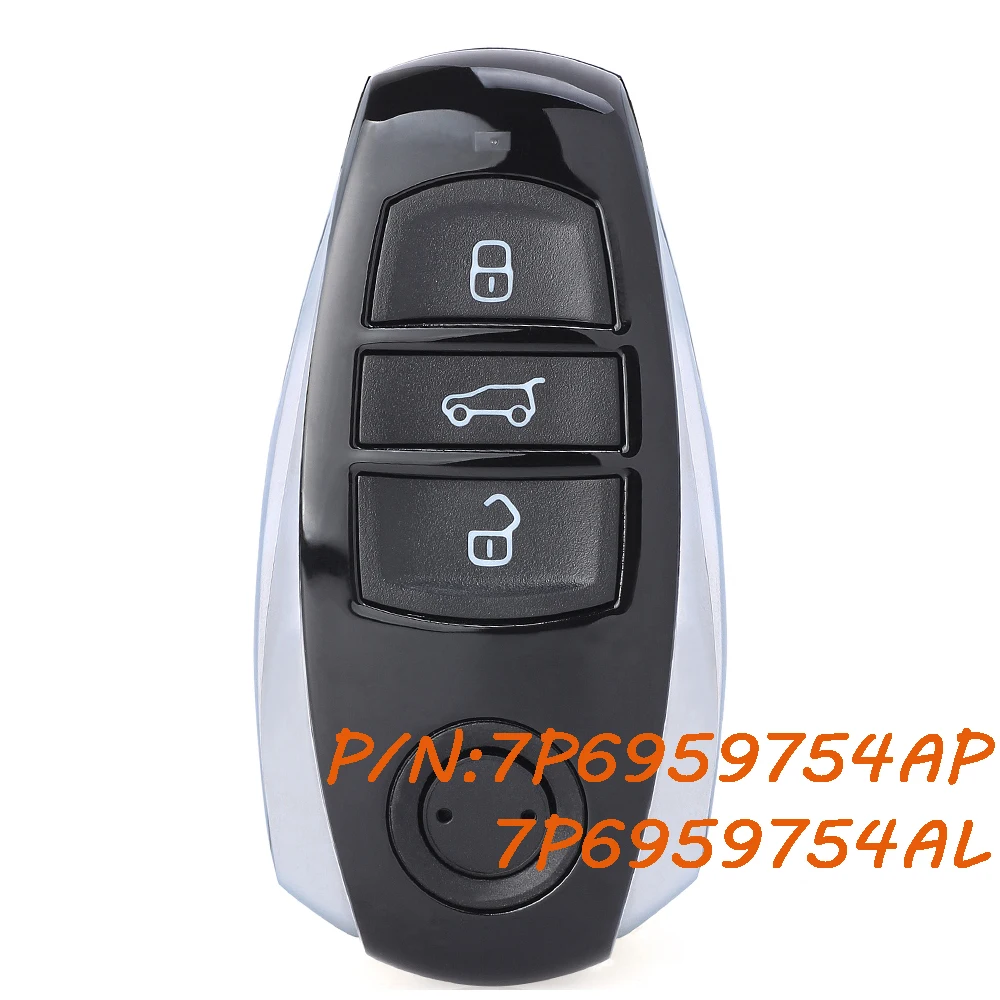 

KEYECU 7P6959754AP 7P6959754AL Smart Remote Key Fob for Volkswagen VW Touareg 2010 2011 2012 2013 2014 2015 2016 2017 2018 2019