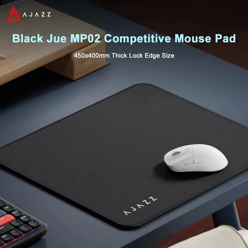 

AJAZZ MP02 Ergonomic Anti-Slip Gaming Mouse Pad - Thick High-Density Rubber Base, Textured Surface For Enhanced Contro