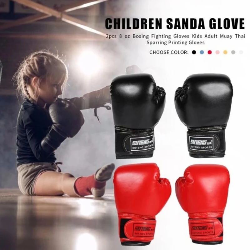 Gants boxe pour enfants 3 à 10 ans, pour garçons/filles, gants boxe, gants d\'entraînement boxe