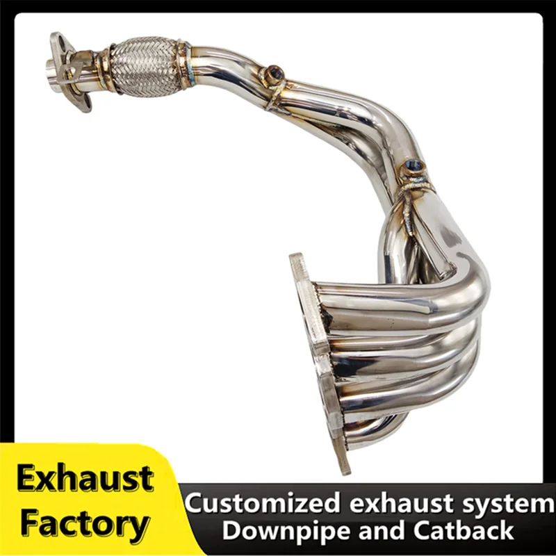 Exhaust manifold For Peugeot 206 1.6L 4-2-1 Car Accessories stainless steel head section exhaust system no cat downpipe