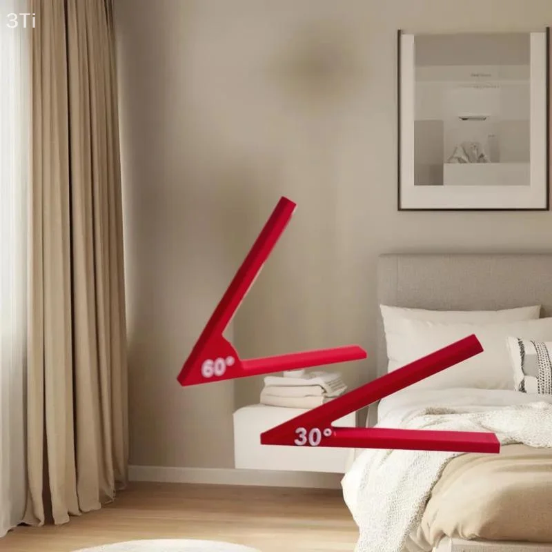 2/5 قطعة الهندسة المحمولة التدريس المعونة مسطرة قياس أدوات قياس زاوية متعددة الوظائف