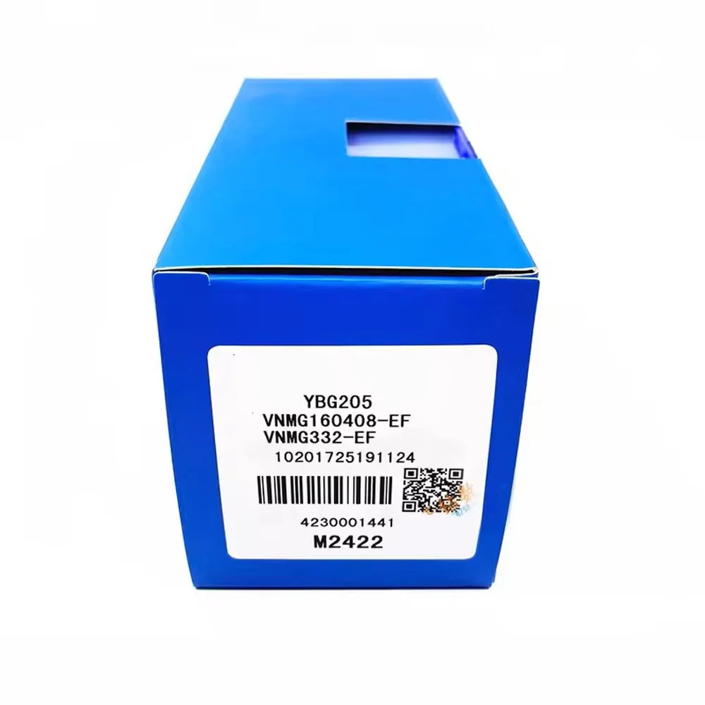 Original Turning Tool CNC Cutter VNMG160412-EF VNMG160408-EF VNMG160404-EF YBG205 Fine Finishing Carbide Inserts Stainless Steel