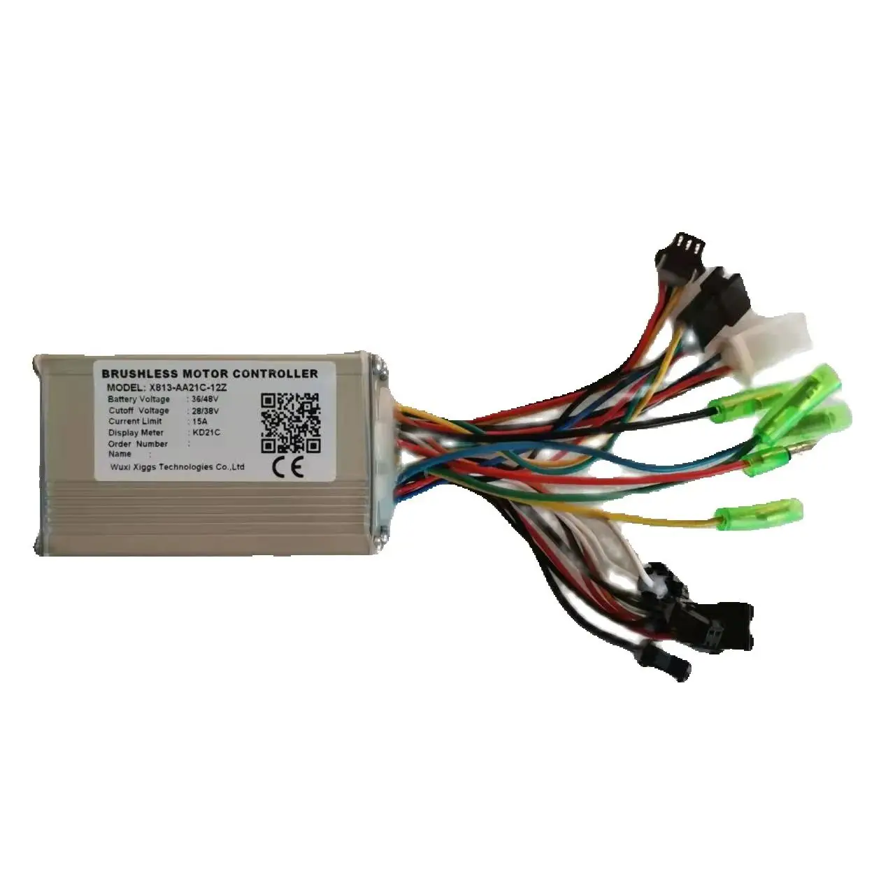 

Контроллер бесщеточного двигателя для велосипеда Macwheel, аксессуары для электровелосипеда, гарантия 48 В/39 в, 15 А, KD21C, обновленные детали